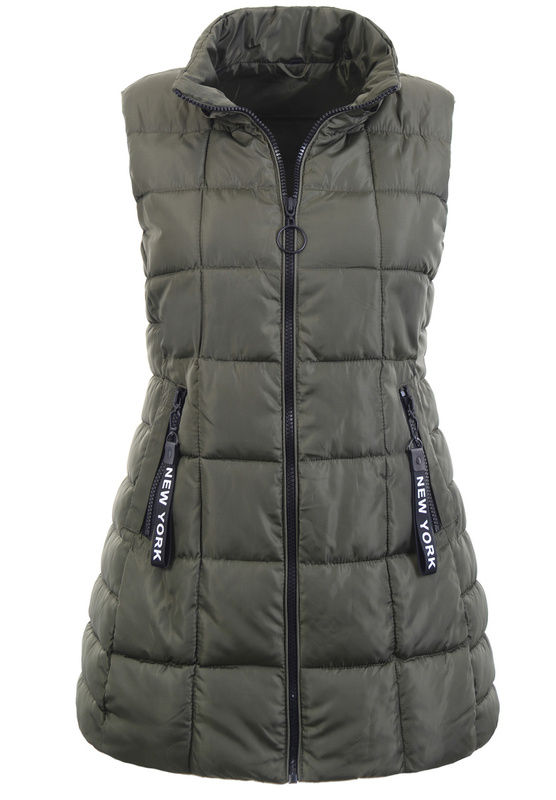 Damska Kamizelka Bezrękawnik Bronisława Zielony