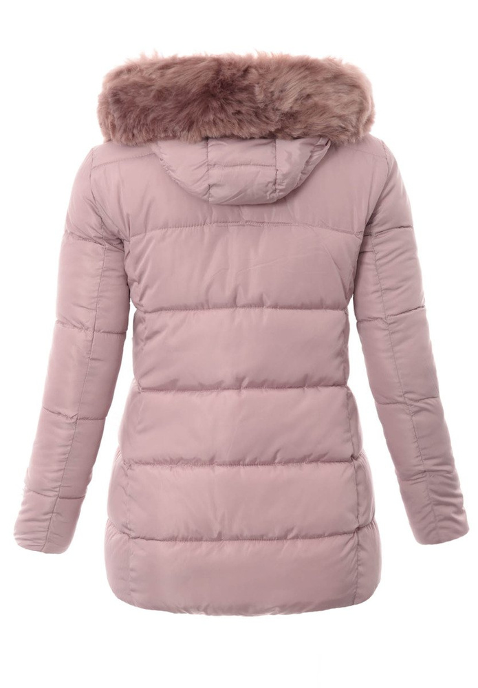 Damska Zimowa Kurtka Ortalionowa Melani Różowa