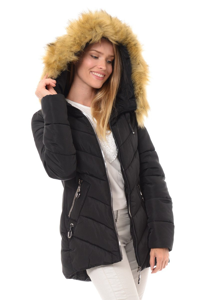 Kurtka Zimowa Anastazja Czarna