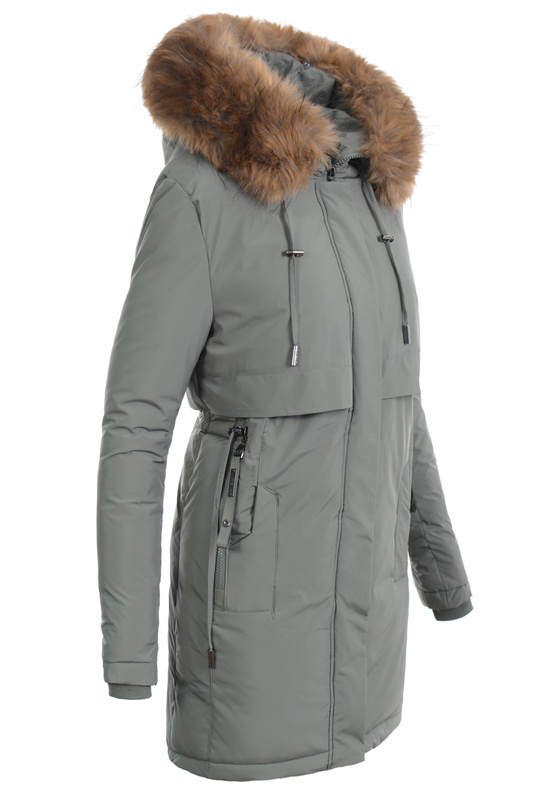 Damska Kurtka Zimowa Elwira Zielona