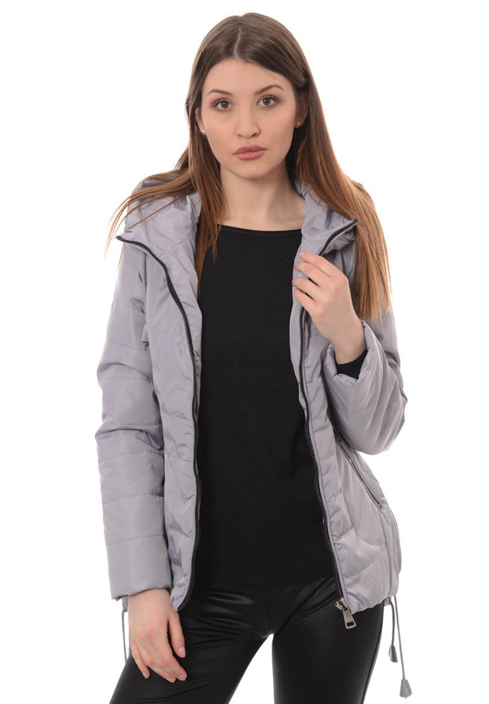 Damska Wiosenna Kurtka Tola Szara