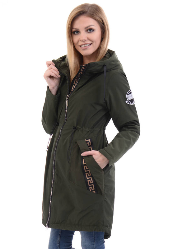 Kurtka Dwustronna Wiosenna Gabriela Khaki
