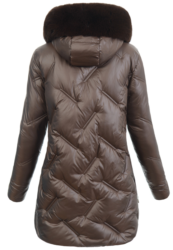 Damska Kurtka Zimowa Antonina Brązowa