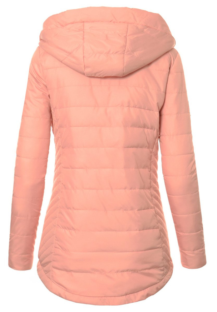 Damska Jesienna Wiosenna Kurtka Mery Różowa