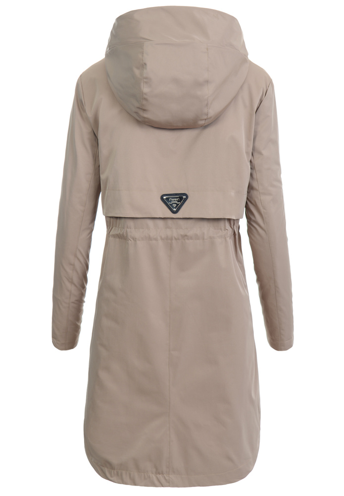 Damska Kurtka Parka Wiosenna Sofia Beżowa