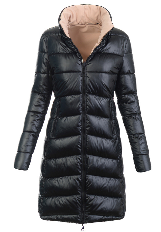 Damska Kurtka Ortalionowa Dwustronna Lora Czarna