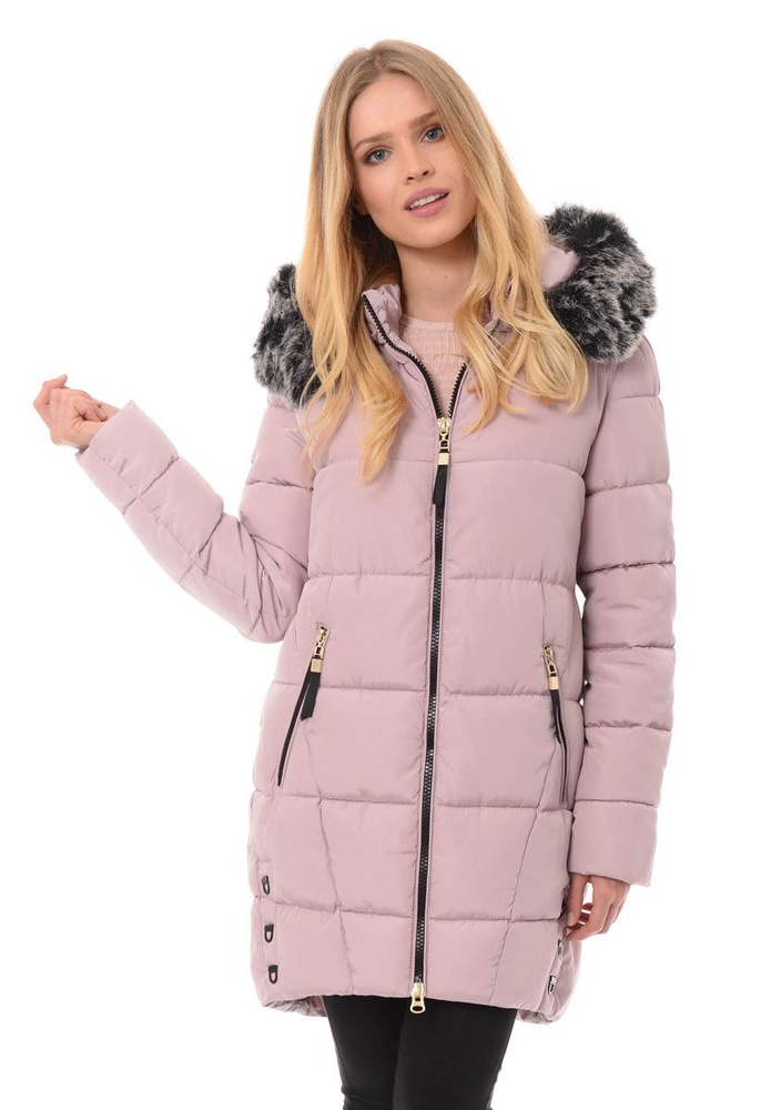 Damska Zimowa Kurtka Ortalionowa Magdalena Różowa