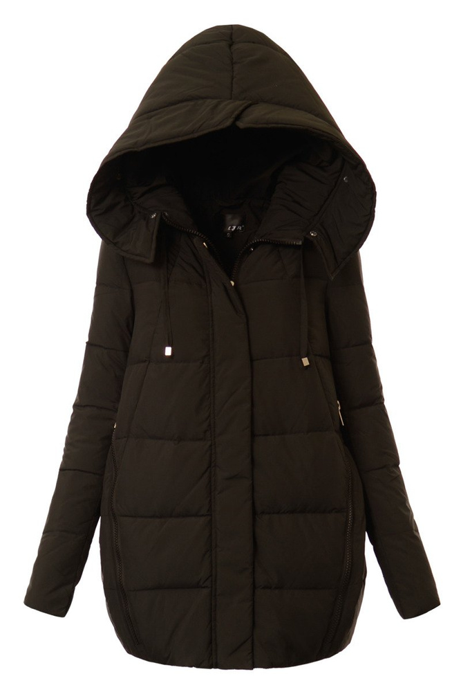 Puchowa Damska Kurtka Zimowa Lexi Czarna