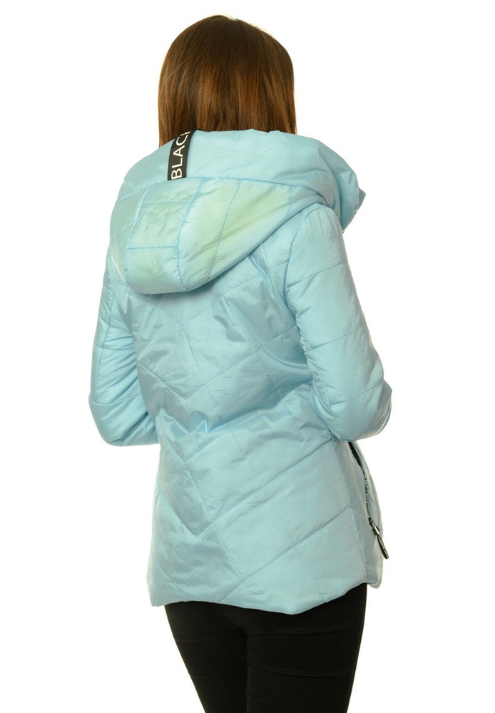 Damska Jesienna Wiosenna Kurtka Błękitna