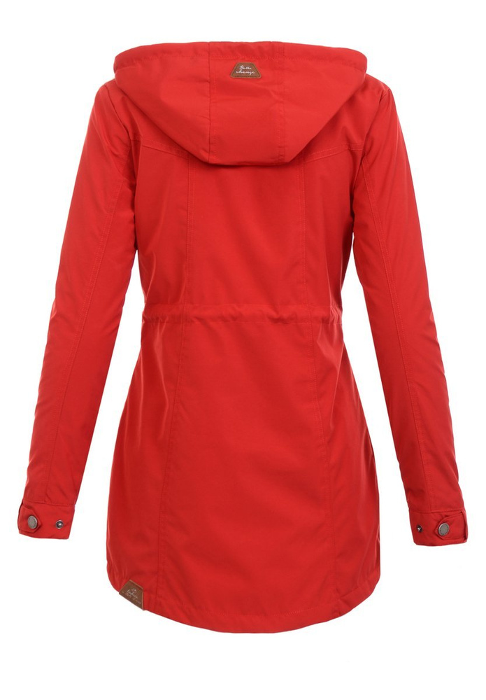 Parka Wiosenna Dwustronna Czerwono-Granatowa