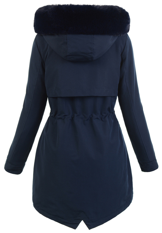 Damska Kurtka Parka Sofia Granatowa