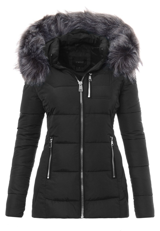 Kurtka Zimowa Joanna Czarna