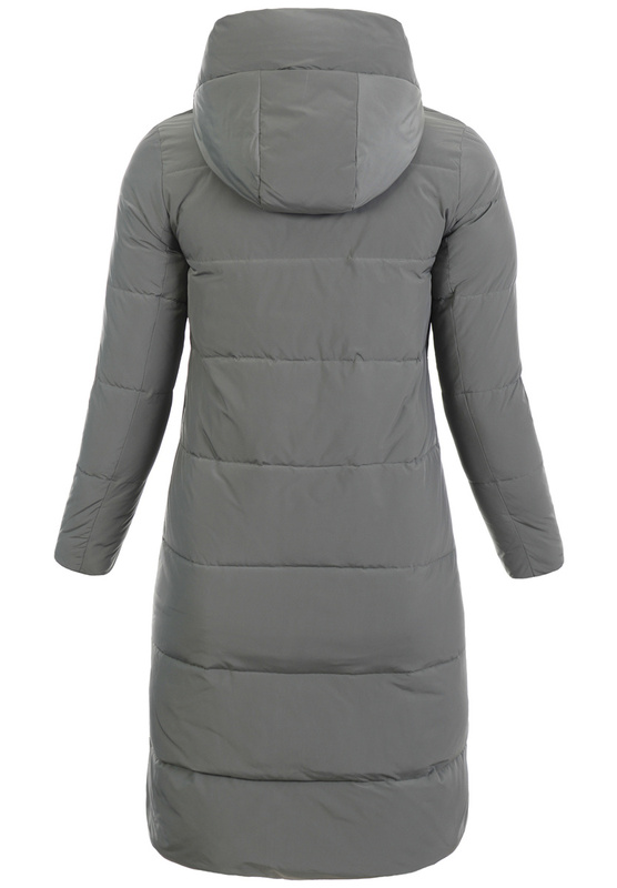 Damska Kurtka Pikowana Długa Ariada Zielona