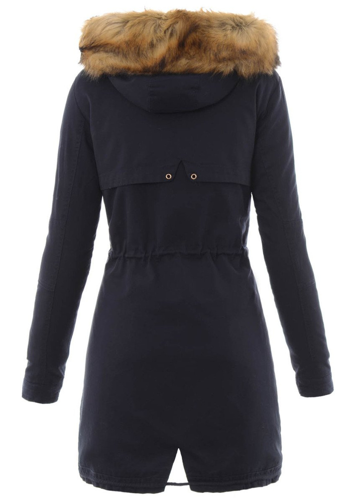 Damska Kurtka Parka Zimowa 2w1 Karola Granat