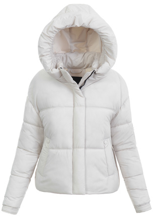 Damska Kurtka Zimowa Joanna Ecru