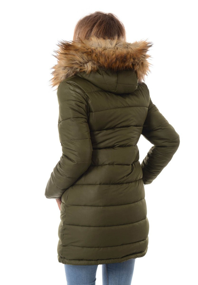 Damska Dwustronna Zimowa Kurtka Ortalionowa Czarna