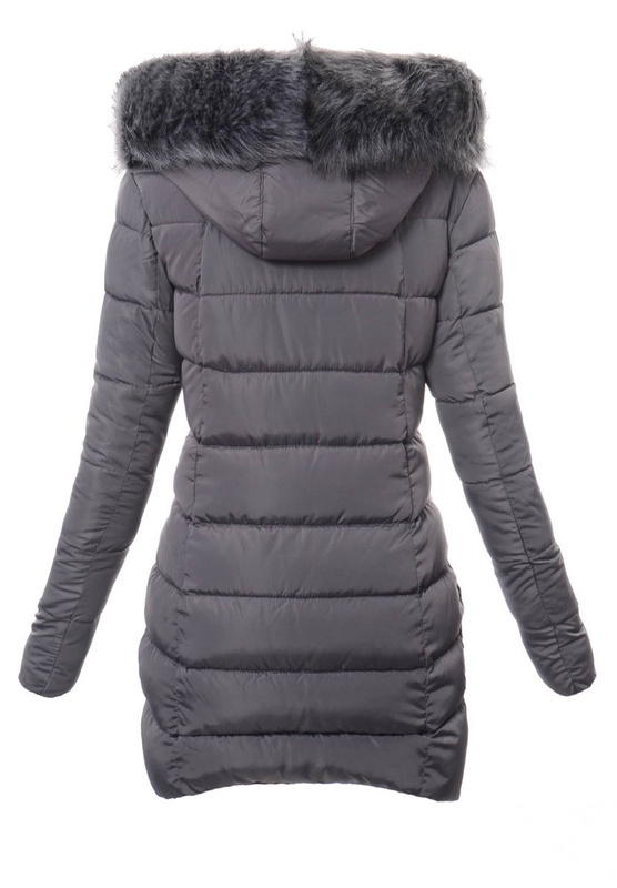 Damska Zimowa Kurtka Ortalionowa Paulina Szara