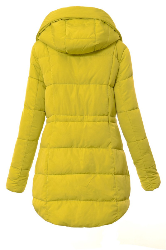 Damska Kurtka Ortalionowa Lena Limonkowa