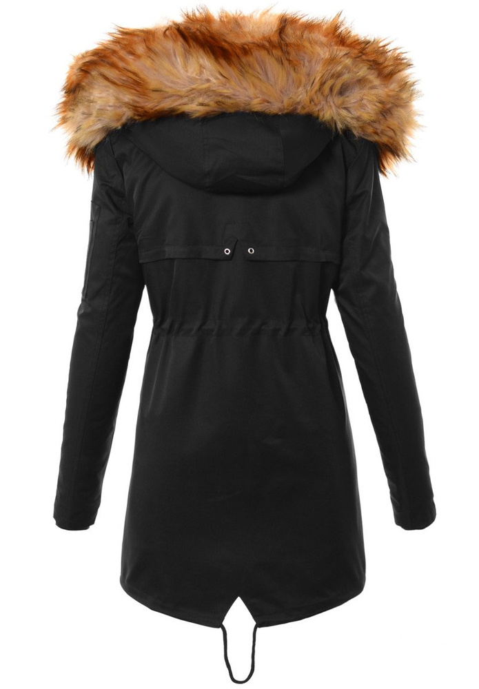 Damska Kurtka Parka 2w1 Amelia Czarna