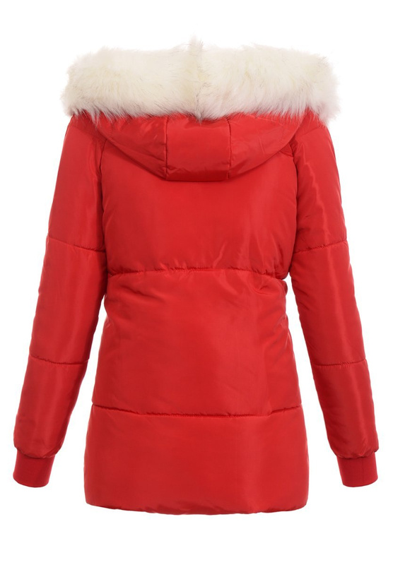 Kurtka Zimowa Kornelia Czerwona