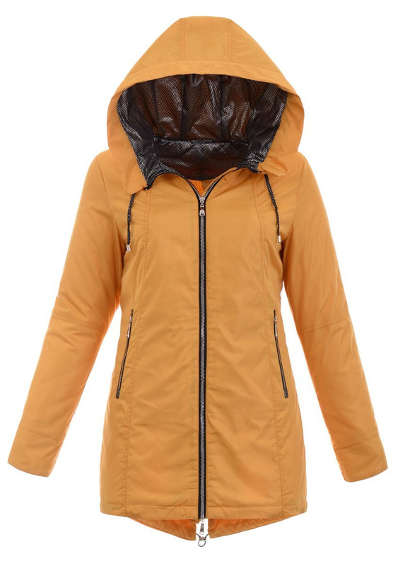 Damska Wiosenna Kurtka Regina Żółta