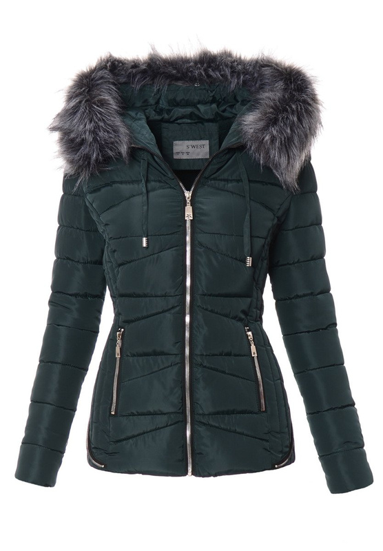 Damska Kurtka Ortalionowa Fabia Zielona