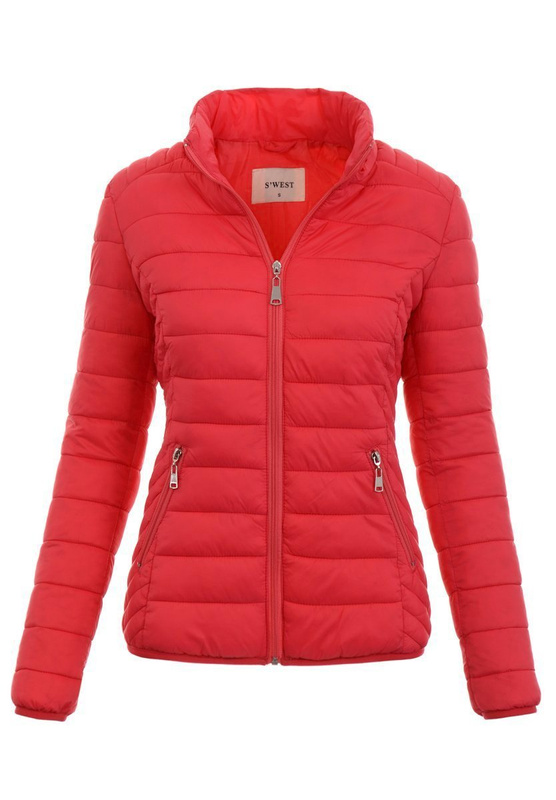 Damska Wiosenno- Jesienna Kurtka Celina Czerwona