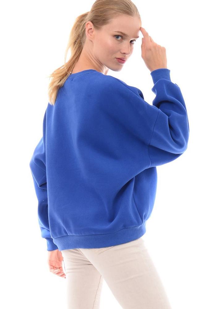 Damska Bluza Oversize Chabrowa