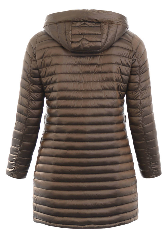 Damska Kurtka Ortalionowa Wiosenna Romana Brązowa