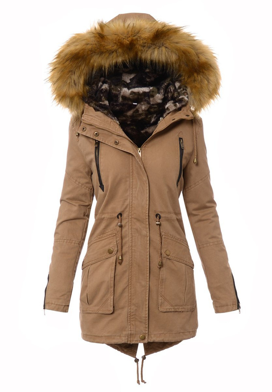 Parka Zimowa 2w1 Beżowa