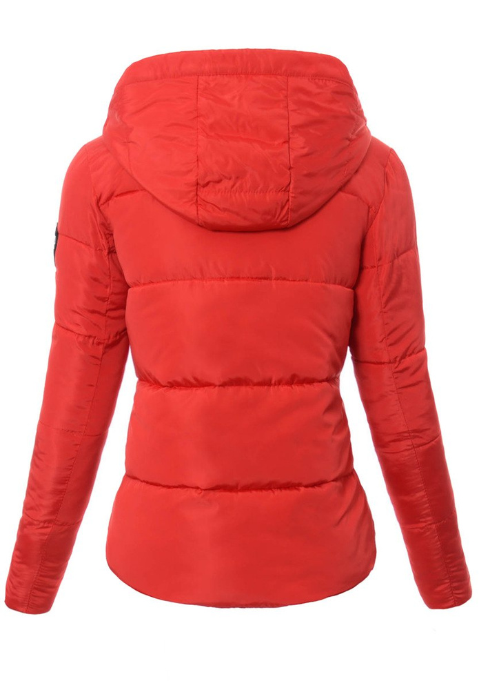 Damska Zimowa Kurtka Ortalionowa Ludmiła Czerwona