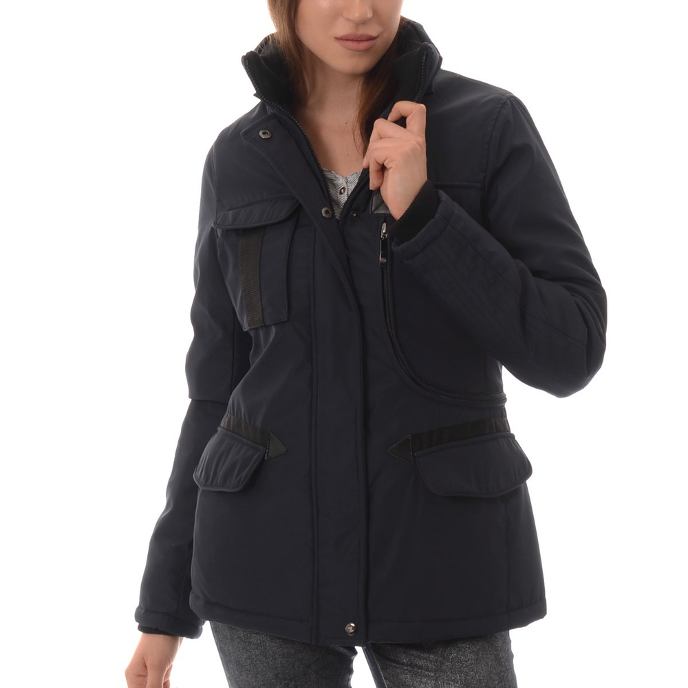 Damska Kurtka Zimowa Zelia Granatowa