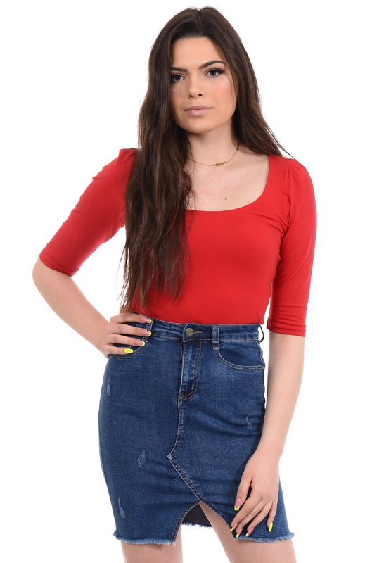 Damska Jenasowa Spódnica Granatowa