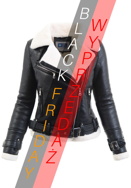 Damska Zimowa Kurtka Kożuszek Aurora Czarna