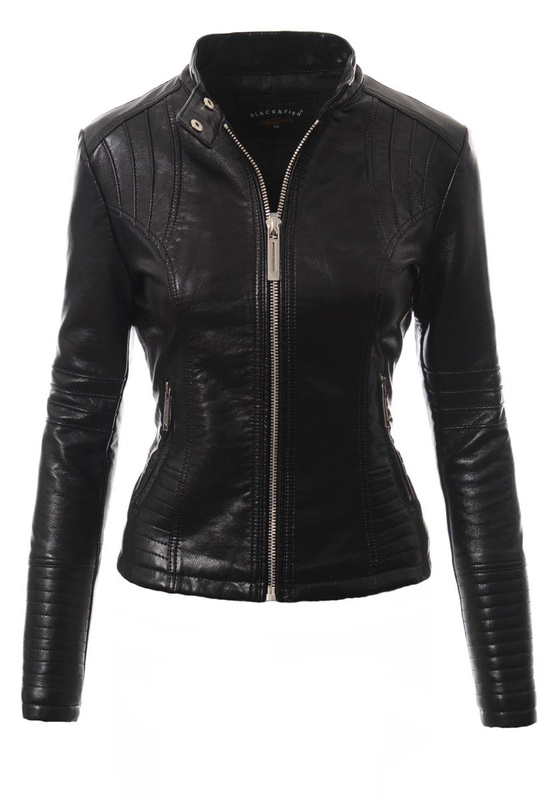 Rewelacyjna Damska Kurtka Ramoneska Czarna