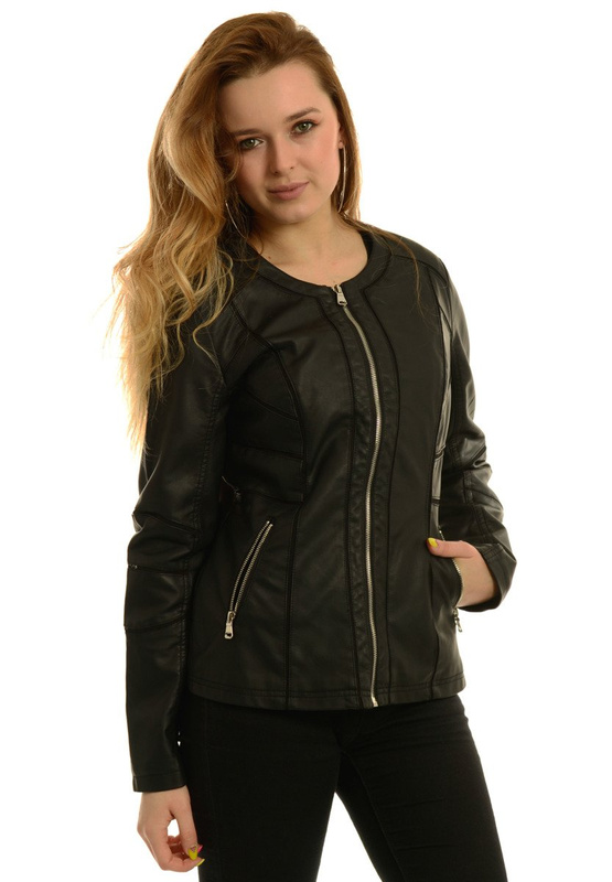 Damska Kurtka Ramoneska Nadia Czarna