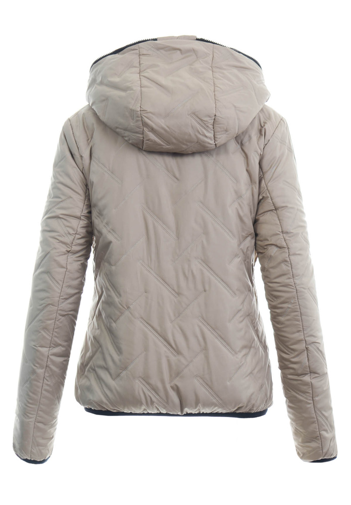 Damska Kurtka Zimowa Dwustronna Magdalena Beżowa