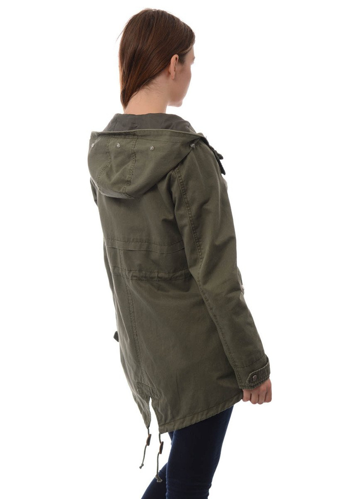 Damska Parka Kurtka Wiosenno Zimowa 2w1 Benita Zielona