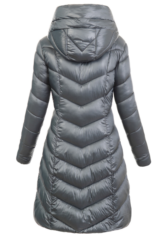 Damska Kurtka Pikowana Iris Grafitowa