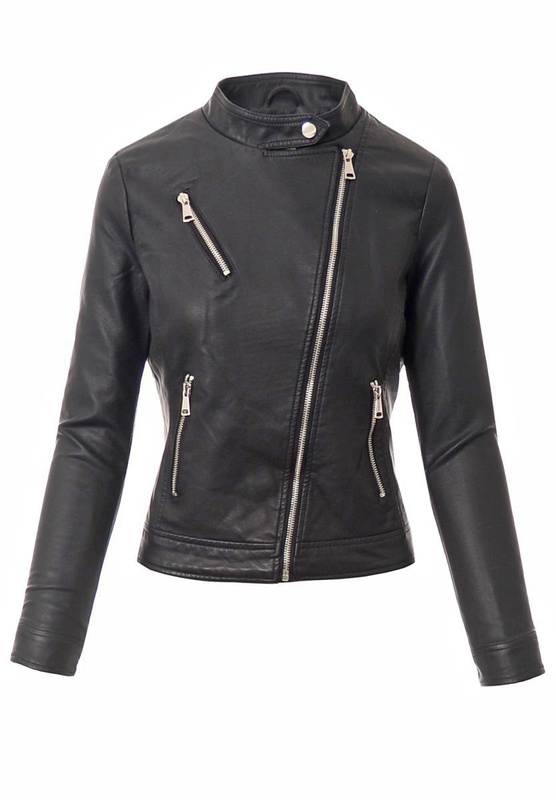 Damska Kurtka Ramoneska Czarna