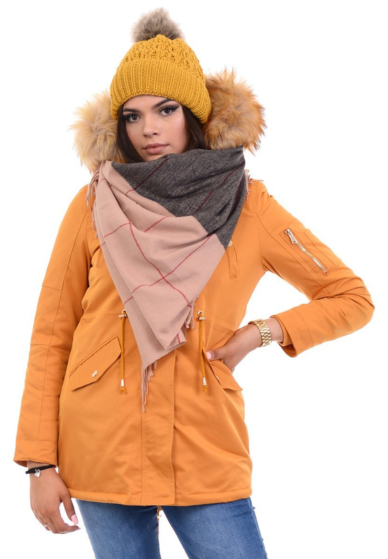 Parka Zimowa Pola Camel