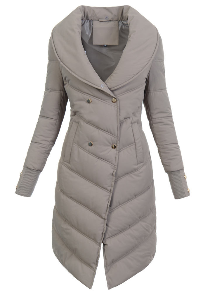 Damska Kurtka Zimowa Bronisława Brązowa