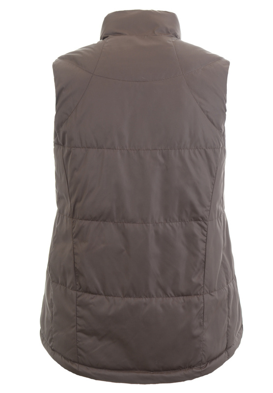 Damska Kamizelka Bezrękawnik Bianka Brązowa