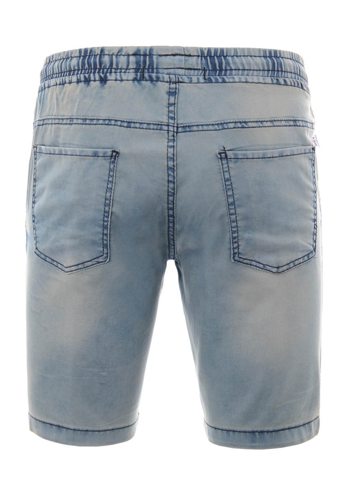 Męskie Spodenki Jeansowe Niebieskie