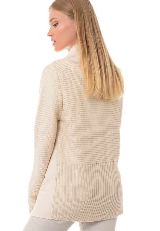 Damska Narzutka Kardigan Beżowy