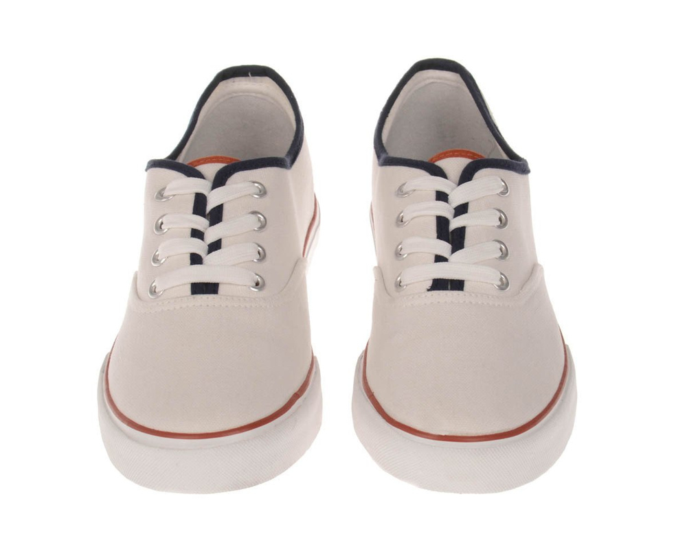 Męskie Trampki Tenisówki Białe