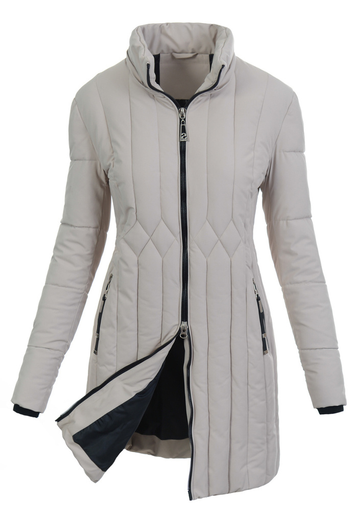 Damska Kurtka Zimowa Milena Cappuccino