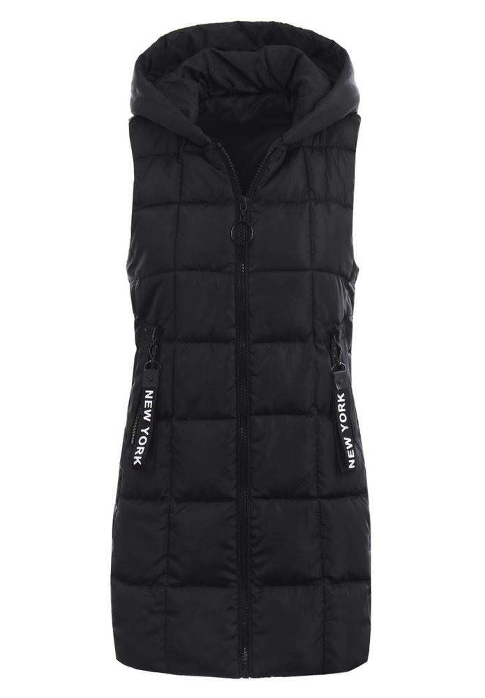 Damska Kamizelka Bezrękawnik Marietta Czarna