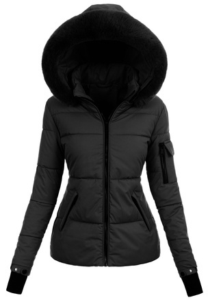 Damska Kurtka Zimowa Florentyna Czarna