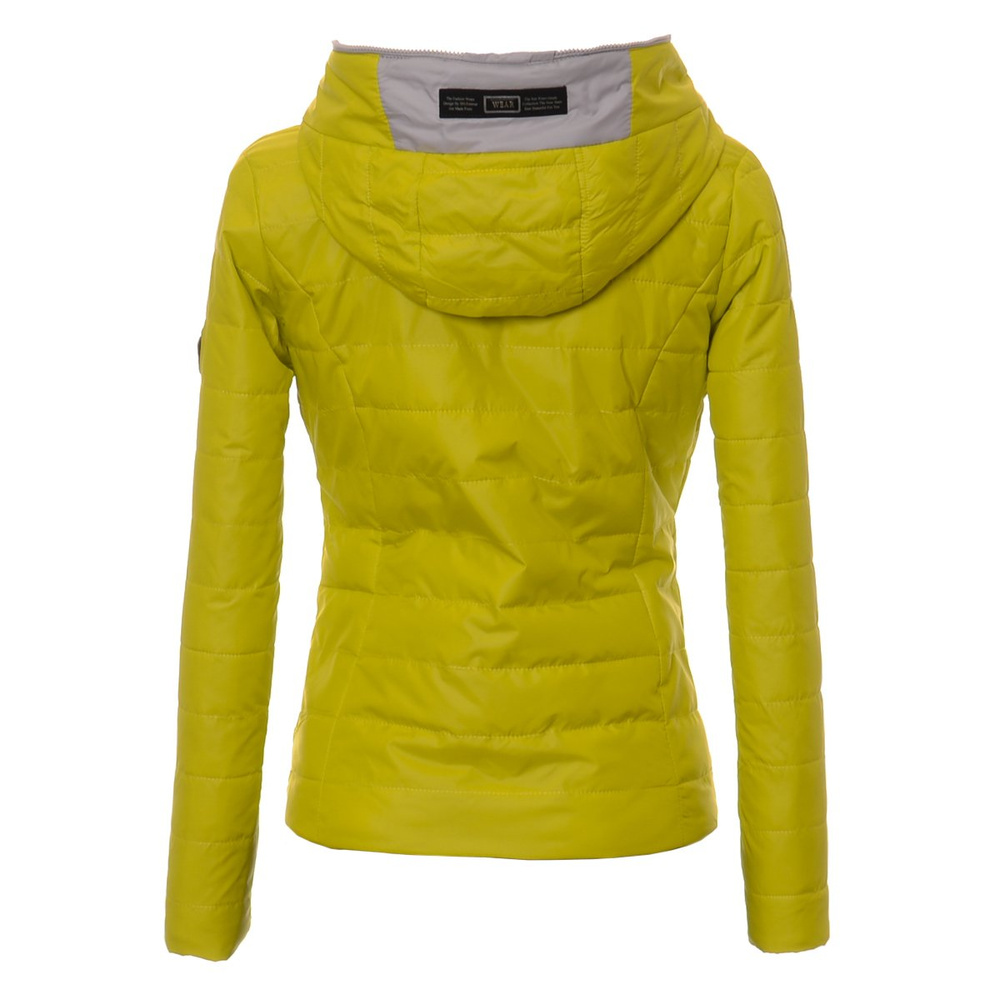 Damska Wiosenna - Jesienna Kurtka Ortalionowa Lidia Limonkowa